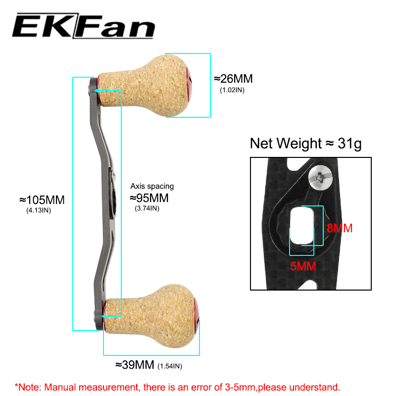 EKfan 105mm Carbon Fiber Baitc - огляд і ціна Spincast Reel
