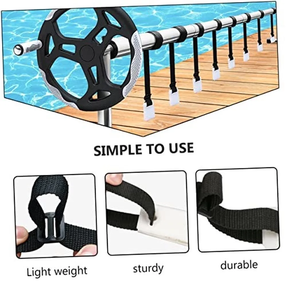 8pcs Pool Cover Straps for Sol - огляд і ціна Reel Cover